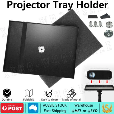 $20.89 • Buy Laptop Notebook Pallet Projector Tray Holder For Tripod Stand Mount Metal Stage