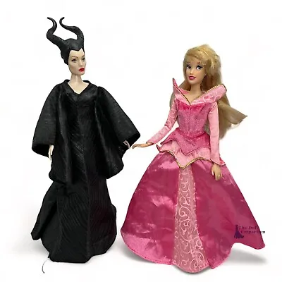 Disney Store - Sleeping Beauty - Maleficent And Aurora Dolls • $49.72