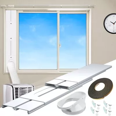 Portable AC Window Kit For Vertical Window Portable Air Conditioner Window Se... • $34.32