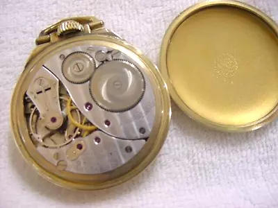 Vintage GOLD FD Large Antique 21 Jewels ELGIN B.W. RAYMOND RAILROAD Pocket Watch • $79