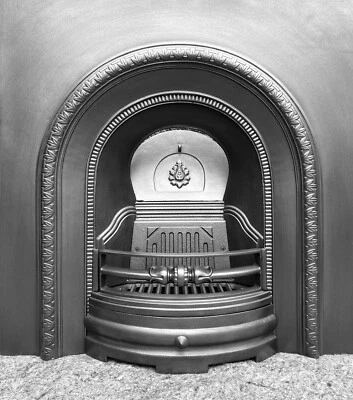 £340 • Buy Cast Iron Fireplace / Fire Surround / Insert / Victorian Style / Solid Fuel
