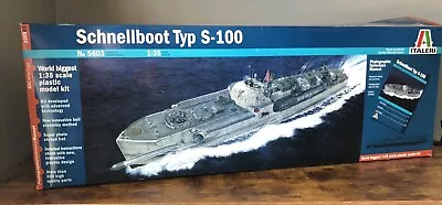 Italeri 1:35th Schnellboot Typ S-100 Vintage Ww2 German Model Boat Kit - New • $219.99