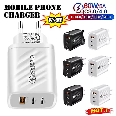 $3.49 • Buy USB C Wall Charger 20W Fast Block Type C Charging Cube Box 13 For IPhone V8S1
