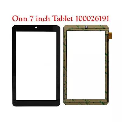 Touch Screen Digitizer Glass With Tape For Onn 7  Tablet Model: 100026191 • $11.26