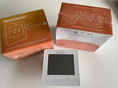 Heatmiser NeoStat V2 Programmable Thermostat / Timer - Glacier White 230V • £62.40