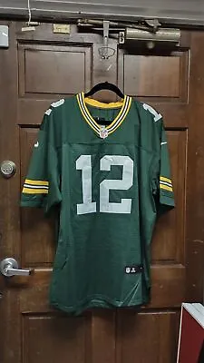 NWT Nike NFL On Field Aaron Rodgers #12 Green Bay Packers Jersey Men's Size 48 • $80.50