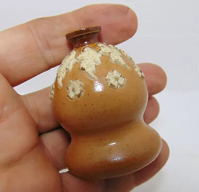 £7.99 • Buy Miniature Doulton Lambeth Artware Vase - Stoneware Ceramic C1900's