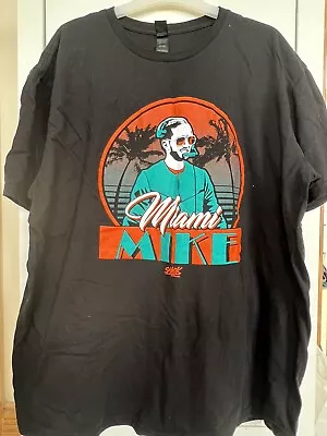 NFL Miami Dolphins Mike McDaniel Smack Apparel Miami Vice T-shirt Large RARE • £12