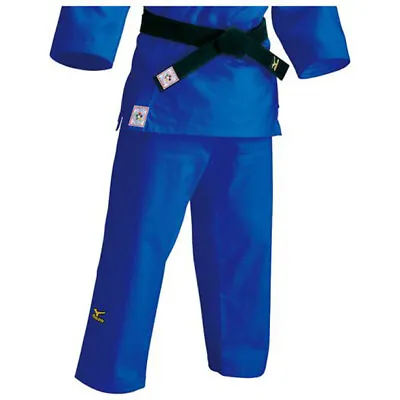 Mizuno JAPAN Judo Gi Blue Pants Judogi Blue New IJF Official Approved 22JP5A1527 • $119.99