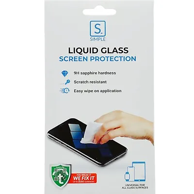 SIMPLE Liquid Glass Screen Protector Universal Wipe-On For Phones & Watches • $7.99