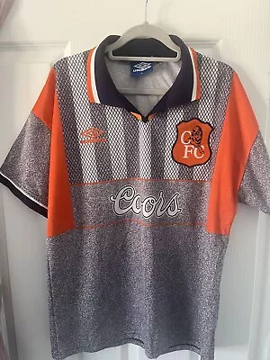 Original Vintage Chelsea 1994-1996 Away Shirt Mens Medium Vgc Umbro Coors • £100