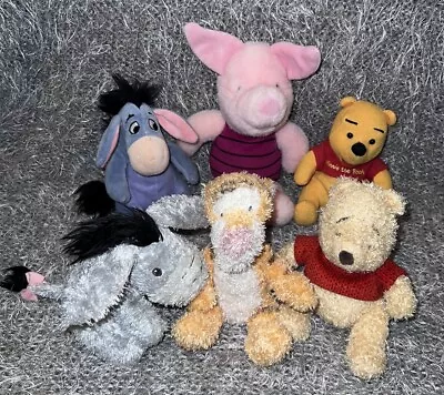 Disney Winnie The Pooh Plush Soft Toy Bundle Winnie Tigger Piglet Eeyore • £9.99