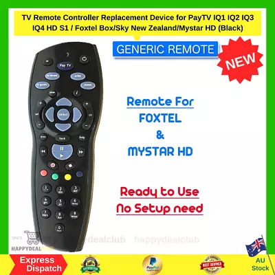 TV Remote Controller Replacement Device For PayTV IQ1 IQ2 IQ3 IQ4 HD S1 / Foxtel • $25.99