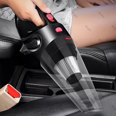 Vacuum Cleaner High Power Cordless 120W Wet & Dry Handheld Car Vacuum Cleaner • $22.90