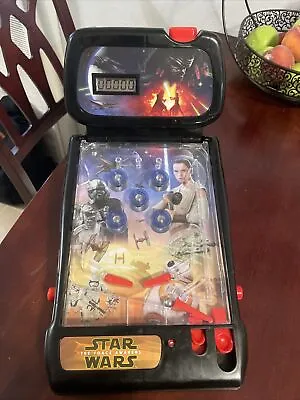 Star Wars Revenge Of The Sith Tabletop Pinball Machine Lights Sound Effects 2009 • $34.99