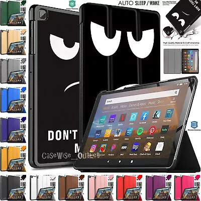 Case For Amazon Kindle Fire HD 8 /HD 8 Plus 2020 Leather Smart Stand Flip Cover • £6.96