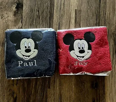£14.78 • Buy Luxury Gift Set Personalised Mickey Mouse Embroidery Face,Hand, Bath Towels 