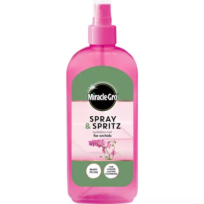 Miracle-Gro Orchid Mist Spray Spritz Hydration Healthy Plants Longer Flowers • £7.69