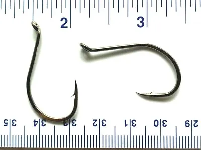 100 Matzuo 113010 (413012) Black Up Eye Offset Octopus Fish Hooks Size 3/0  • $12.99