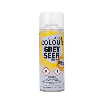 Games Workshop Citadel Spray Paint: Grey Seer Paint Warhammer 62-34 • £20.49