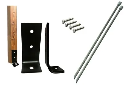 Garden Bench Seat Shed Bracket Security Anchor Kit SCREW - SOFT GROUND. • £34.99