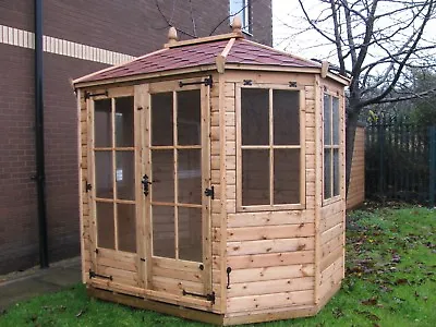 6'4 X8'10  Georgian Octagonal 20mm Cladding With Optional Tiles DELIVERY EXTRA • £1599