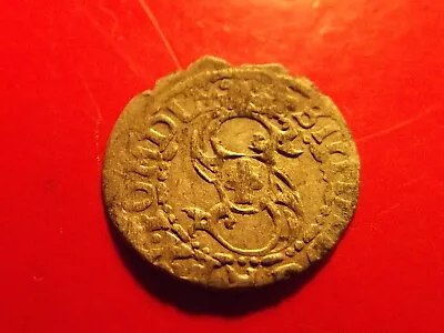 Rare Lithuania 1618 Poland RIGA Solidus Sigismund III Schilling Silver Coin 18 • $3.99