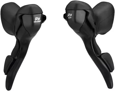 MicroSHIFT R8 Drop Bar Shift Lever Set 3 X 8-Speed Shimano Compatible • $85