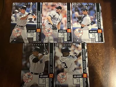 2002 MLB Showdown Yankees Lot Of 5 Pettitte Tino Martinez Soriano Posada • $5.99