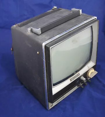 Vintage Sony Solid State Portable TV Model CVM 51UW(?) • $19