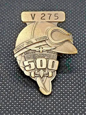 Vitg 1999 Indianapolis 500 V275 Silver Pit Badge A.J. Foyt Kenny Brack Indy 500 • $58.75
