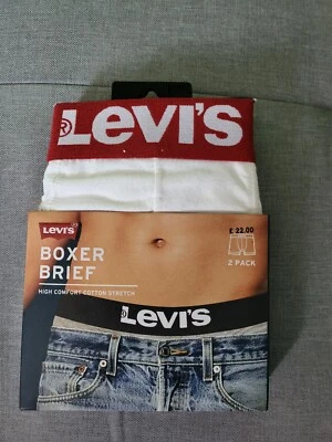 £16 • Buy Levi's Mens Underwear Boxer Briefs 2 Pack Size Medium BRAND NEW