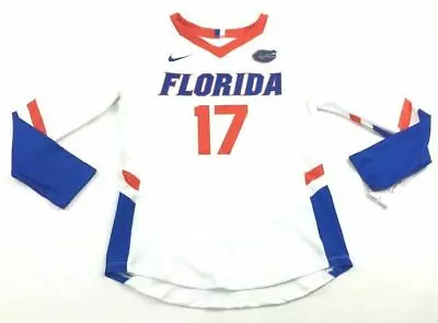 Nike Florida Gators Long Sleeve Volleyball Jersey #17 Girl's M White 915027 • $3.78