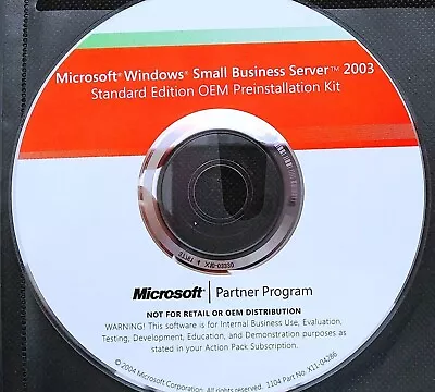 Windows Small Business Server 2003 Standard Edition Preinstallation Kit • $9.96