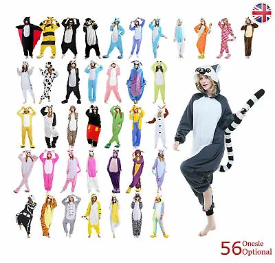 Animal Pajamas Kigurumi Nightwear Cos Onsie72 Costumes Adult Jumpsuit Outfit  DS • £23.14