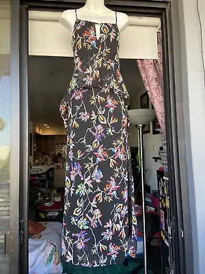 BAR 111 Macy’s Black Floral Dress Size Small • $9.50
