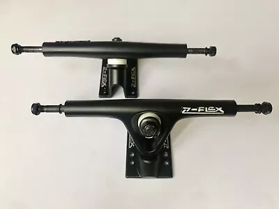 ZFLEX Longboard Skateboard Trucks BLACK BLACK Set Of 2 Z-Flex • $57.79