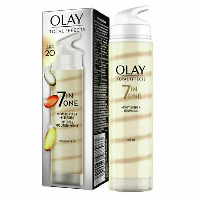 3 Packs Of Olay Total Effects 7 In 1 One Moisturiser Serum Duo SPF 20 40ml UK  • $58.15