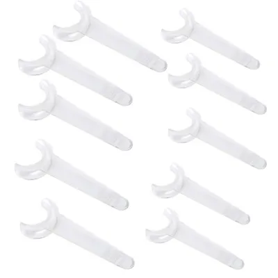 10x Clear T-Shape Large & Small Size Intraoral Cheek Mouth Lip Retractor Opener • £8.60