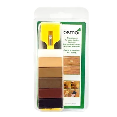£21.98 • Buy Osmo Wooden Floor Repair Set - Kit Complete With 6 Waxes