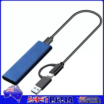 $27.87 • Buy M.2 SSD To USB 3.1 Enclosure M.2 NVME PCIE/NGFF SATA NVME Adapter (Blue)