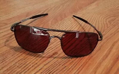 Oakley Deviation Sunglasses Brown Polarized Lenses Brown Metal Frame  • £70