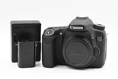 Canon EOS 70D Digital SLR 20.2MP Camera Body #402 • $282.09