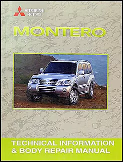 2001-2002 Mitsubishi Montero Body Shop Manual Collision Repair Service Book OEM • $61.95