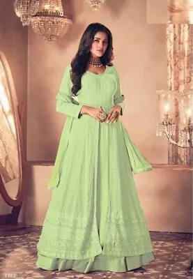 Indian Girls Anarkali Pakistani Party Dress Gown Salwar Wear Kids Suit Wedding • $81.33