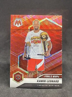 2020-21 Mosaic KAWHI LEONARD Red Wave Finals MVP Asia Tmall #299 Clippers SP • $4.99