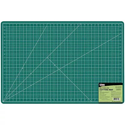 24  X 36  GREEN/BLACK Self Healing 5-Ply Double Sided Durable Cutting Mat • $42.99