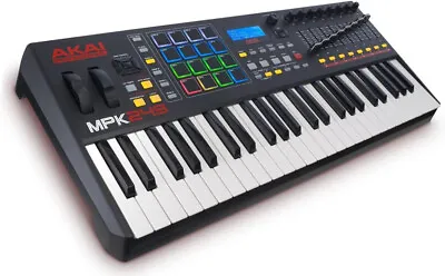 AKAI Professional USB MIDI Keyboard Controller 49 Semi Weighted Keys MPK249 • $349.99