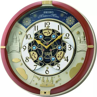 Melodies In Motion Wall Clock Castle Night • $242.99