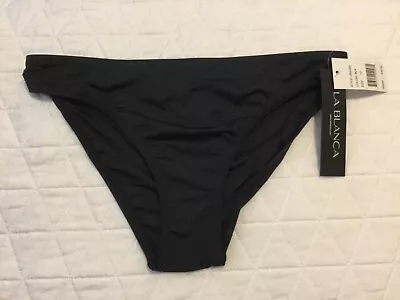 La Blanca Black Swim Bikini Bottom - Size 10. NWT • $14.99